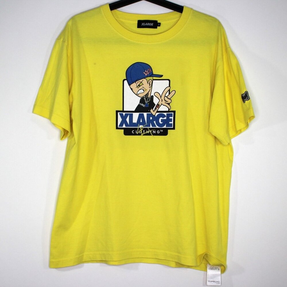X-Large XLarge Japan Mens Medium Lex Y2K Style Skater T-Shirt G1327